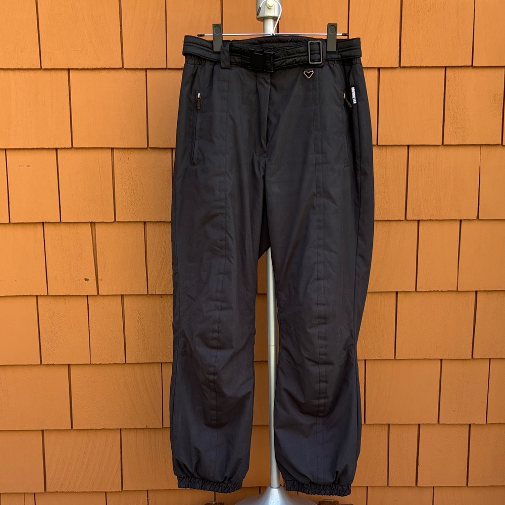Obermeyer Black Belted Performance Ski Snow Arctic Insulated Pants Womens 12S‎